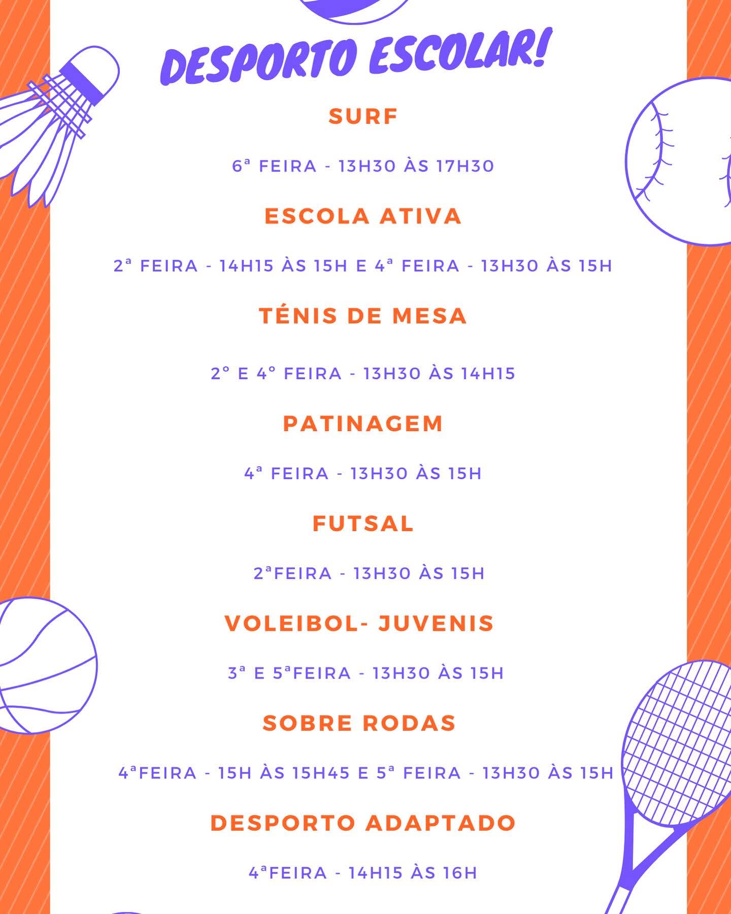 Desporto Escolar - 2025-2026